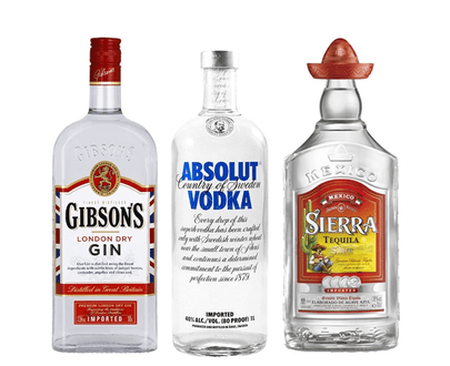 Vodka, Tequila, Gin